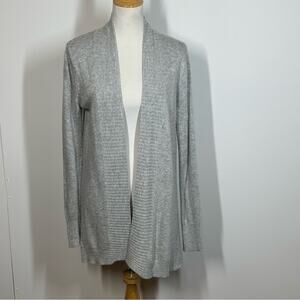 Doe & Rae Cardigan Sweater Gray Medium